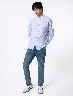 Pantalón Bigotes Azul Medio Hombre – Diseño casual con detalle moderno