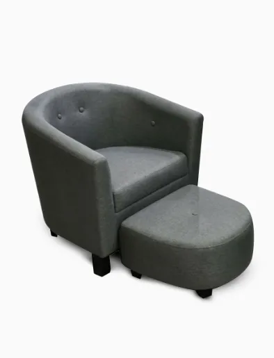 Sillón con Butaca Gris