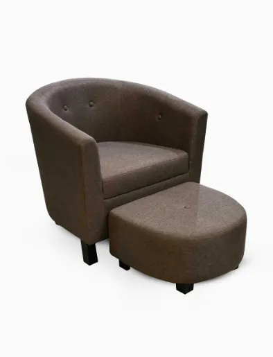 Sillón con Butaca Café