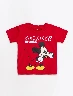 Camiseta Mickey Rojo Niño – Diversión icónica para el día