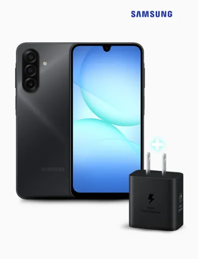 Celular Galaxy A17 5G de 256 GB y RAM 8 GB Negro | Samsung + Gratis Cargador de Pared | Samsung