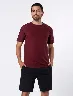 Camiseta Sport Vino Hombre Fila – Diseño deportivo moderno y cómodo