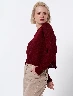 Sweater Lazo Vino Mujer – Detalle femenino con estilo