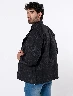 Chaqueta Estampada Negro Hombre – Diseño urbano con carácter