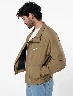 Chaqueta con Cremallera Beige Hombre – Diseño ligero para uso diario
