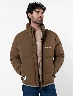 Chaqueta Acolchada Chocolate Hombre – Tono cálido con estilo urbano