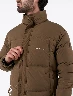 Chaqueta Acolchada Chocolate Hombre – Tono cálido con estilo urbano