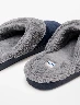Pantuflas Llanas Azul Hombre – Descanso cómodo para casa