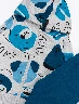 Conjunto Chompa Prints + Jogger Azul Hombre – Abrigo cómodo con estilo infantil