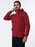 Chompa con Capucha New Horizons Vino Hombre – Estilo moderno con actitud casual