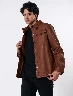 Chaqueta Cuerina Camel Hombre – Estilo contemporáneo con personalidad