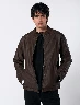 Chaqueta Cuerina Chocolate Hombre – Estilo moderno con actitud urbana