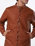 Chaqueta Cuerina Camel MIGUEL – Estilo urbano con acabado elegante