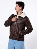 Chaqueta Cuerina Café Oscuro Hombre – Personalidad y estilo para tus looks