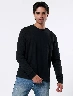Buzo Llano Negro Hombre – Estilo básico para comodidad diaria versátil