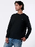 Buzo Llano Negro Hombre – Estilo básico para comodidad diaria versátil