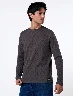 Buzo con Textura Gris Medio Hombre – Comodidad con acabado sofisticado