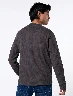 Buzo con Textura Gris Medio Hombre – Comodidad con acabado sofisticado