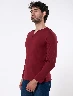 Buzo Llano Vino Hombre – Color intenso de estilo casual