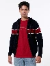 Sweater Bloque de Color Azul Marino MIGUEL – Diseño moderno con contraste llamativo
