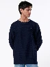 Buzo Textura Azul Marino MIGUEL – Comodidad diaria con estilo casual