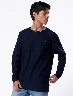 Buzo Textura Azul Marino MIGUEL – Comodidad diaria con estilo casual