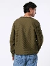 Buzo Verde con Textura Hombre – Look moderno y relajado