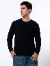 Buzo con Textura Negro Hombre – Estilo sobrio para looks actuales