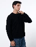 Buzo con Textura Negro Hombre – Estilo sobrio para looks actuales