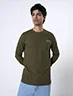 Buzo Textura Verde Oliva Hombre – Comodidad con un toque moderno