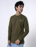 Buzo Textura Verde Oliva Hombre – Comodidad con un toque moderno