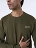 Buzo Textura Verde Oliva Hombre – Comodidad con un toque moderno