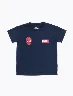 Camiseta Doble Estampado Azul Niño – Look llamativo para combinar fácil