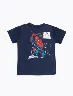 Camiseta Doble Estampado Azul Niño – Look llamativo para combinar fácil