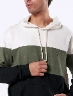 Chompa Bloque de Color Verde Oliva Hombre – Combinación moderna y versátil