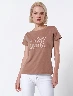 Camiseta Easy Going Café Medio Mujer – Estilo casual con actitud