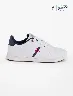 Zapato Caña Baja Blanco con Cordones Penguin Hombre – Estilo limpio para looks casuales