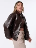 Chaqueta Oversize Café Mujer – Estilo moderno con caída relajada