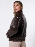 Chaqueta Oversize Café Mujer – Estilo moderno con caída relajada