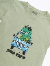 Camiseta Rino Route Verde Agua Infantil Niños – Gráfico divertido y original
