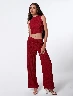 Conjunto Top + Pantalón Rojo Mujer – Look llamativo y elegante