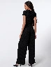 Conjunto Camiseta + Pantalón Negro Mujer – Comodidad con estilo