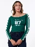 Buzo Brooklyn Verde/Blanca Mujer – Estilo urbano cómodo diario