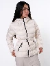Chaqueta con Capucha Crudo Mujer – Estilo relajado para combinar fácilmente
