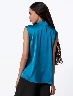 Top Satinado Petróleo Mujer – Toque elegante y moderno