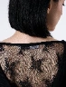 Blusa con Randa Negra Mujer – Detalle delicado para un look sofisticado