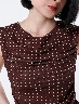 Top Mesh Chocolate Mujer – Estilo moderno con aire contemporáneo