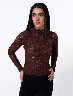 Buzo Encaje Chocolate Mujer – Diseño delicado para looks encantadores