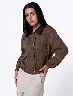 Chaqueta Llana Café Mujer – Versátil y elegante para combinar fácilmente