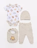 Set x6 Piezas Dino Celeste Hombre – Set divertido cómodo infantil